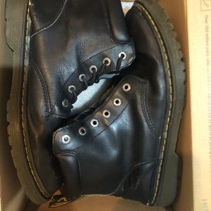 Dark Grey DR MARTENs men’s sz 12 worn pascal boots